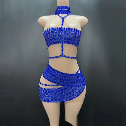 High-end And Fashionable Rhinestone Tube Top Short Skirt Top Vest Fendax 0
