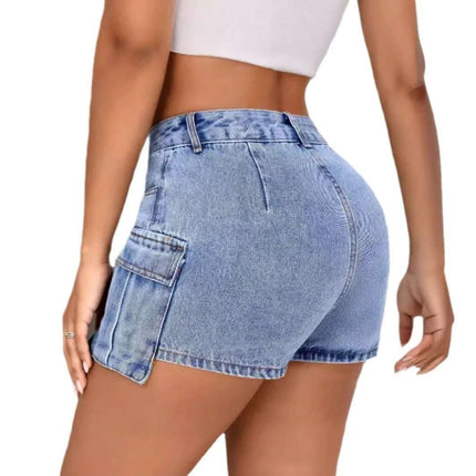 Women's Comfortable Fashion Slim Fit Denim Shorts Fendax 0