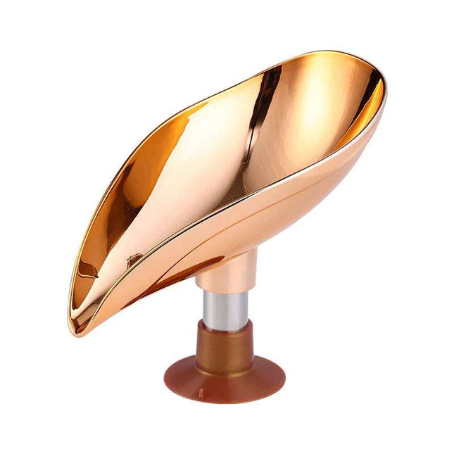 Transparent Leaf-shaped Soap Dish Bathroom Toilet Fendax 0