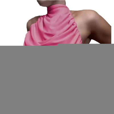 Halter Irregular Sexy Top Fendax 0