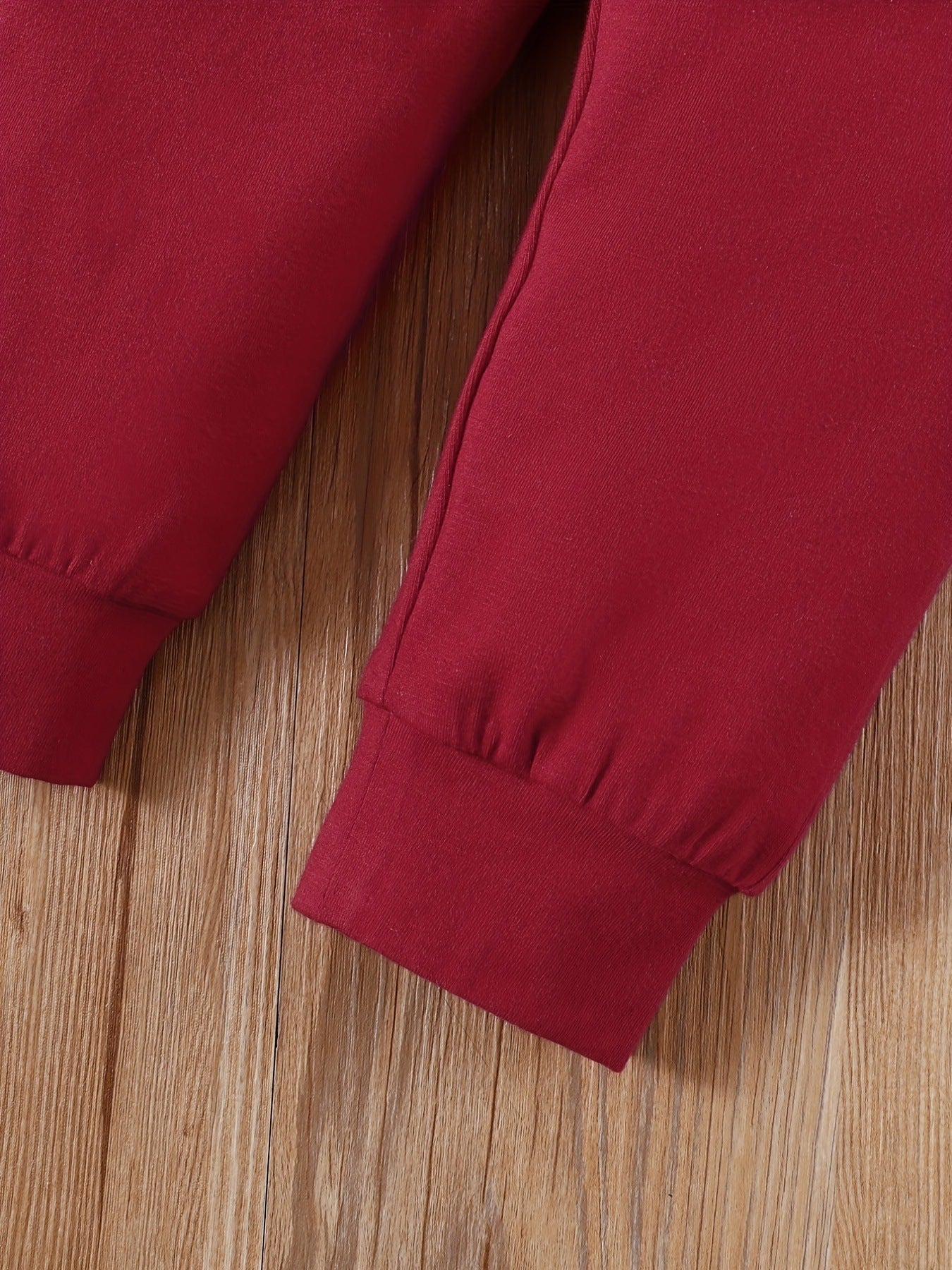 Letter Print Long Sleeve Boy Set