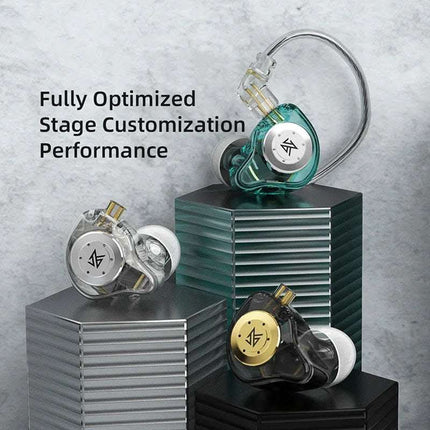 New KZ EDX Pro Earphones Bass Earbuds In Ear Monitor Headphones Sport Noise Cancelling HIFI Headset Fendax 0