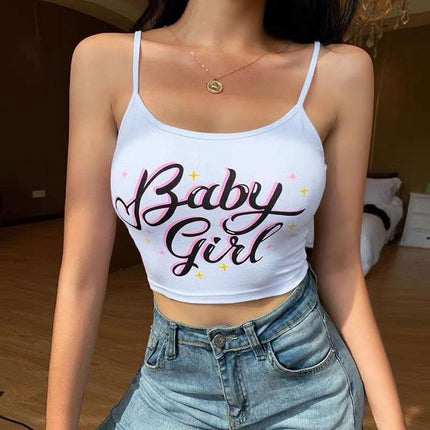 Sweet Baby Girl Starry Crop Tank Top For Women Fendax 0