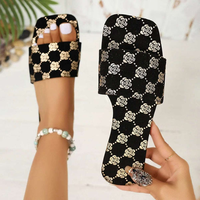 Summer Fashion Outdoor Fairy Style Flat Slippers Fendax 0