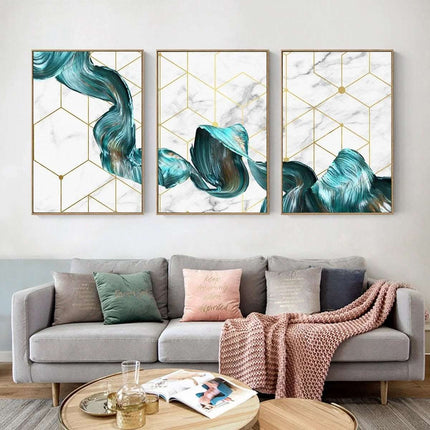 Fashion Modern Light Luxury Triple Decorative Painting Fendax 0