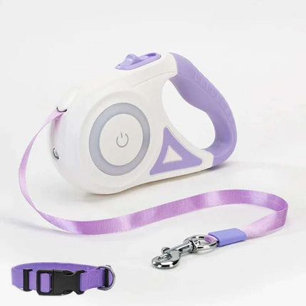 Dog Leash Retractable Leash And Dog Collar Spotlight Automatic Pet Dog Cat Traction Rope For Small Medium Dogs Pet Product Fendax 0