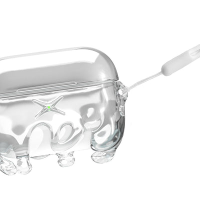 Transparent Bluetooth Earbuds Case