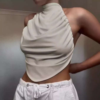 Halter Irregular Sexy Top Fendax 0