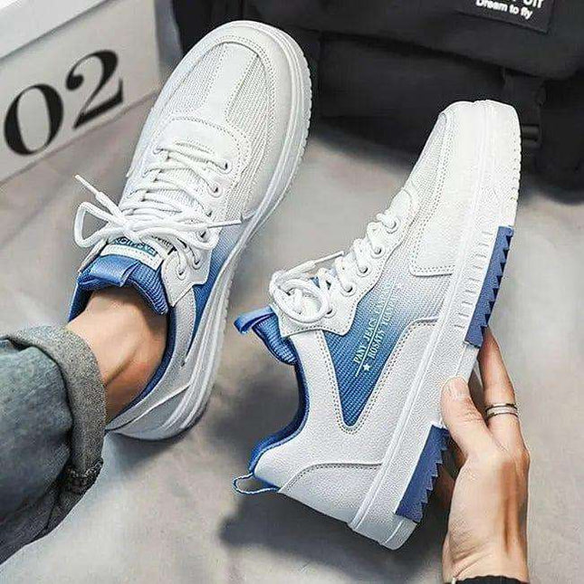 Breathable Mesh Panel Shoes Fashion Sports Men's Hight Increasing Shoes Fendax 0