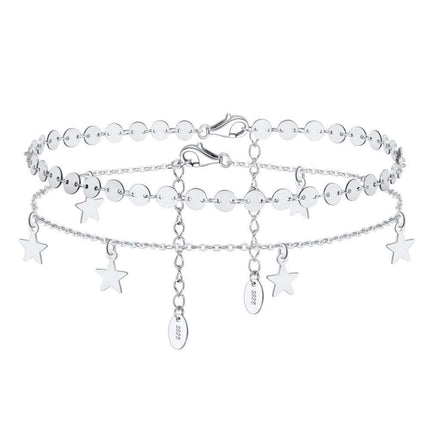 S925 Sterling Silver Feet Chain Fendax 0