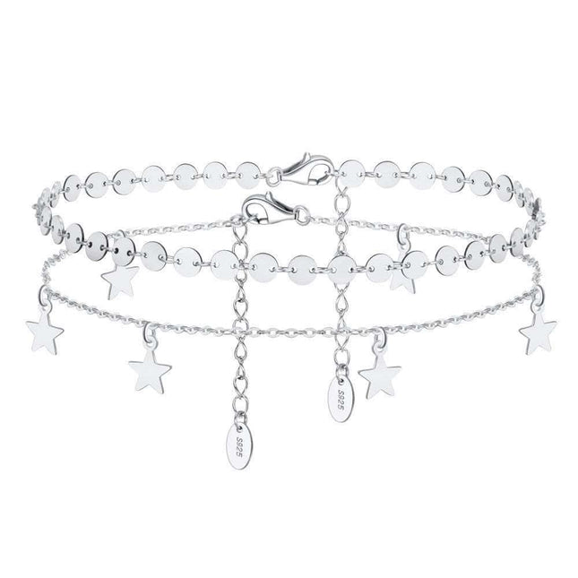 S925 Sterling Silver Feet Chain Fendax 0
