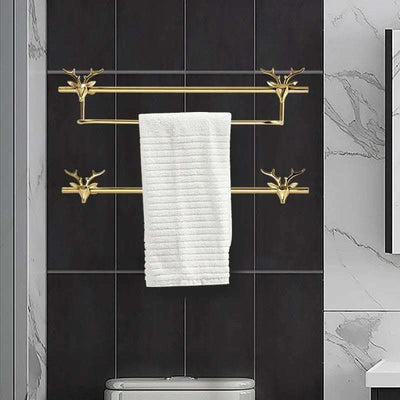 American Light Luxury Style Lucky Deer Decorative Hook Towel Bar Fendax 0