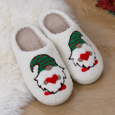 Cute Cartoon Santa Claus Home Slippers