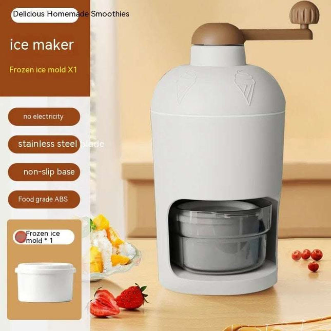 Manual Ice Crusher Household Small Ice Crushing Stall Hand Ice Breaking Ice Maker Fendax 0