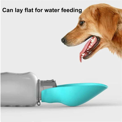 800ml Dogs Water Bottle Portable High Capacity Leakproof Pet Foldable Drinking Bowl Golden Retriever Outdoor Walking Supplies Pet Products Fendax 0