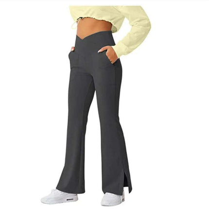 High Waist Skinny Stretch Flare Pants Fashion Female Fendax 0