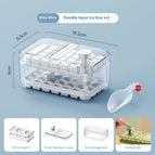 White Double Layer 56 Grid