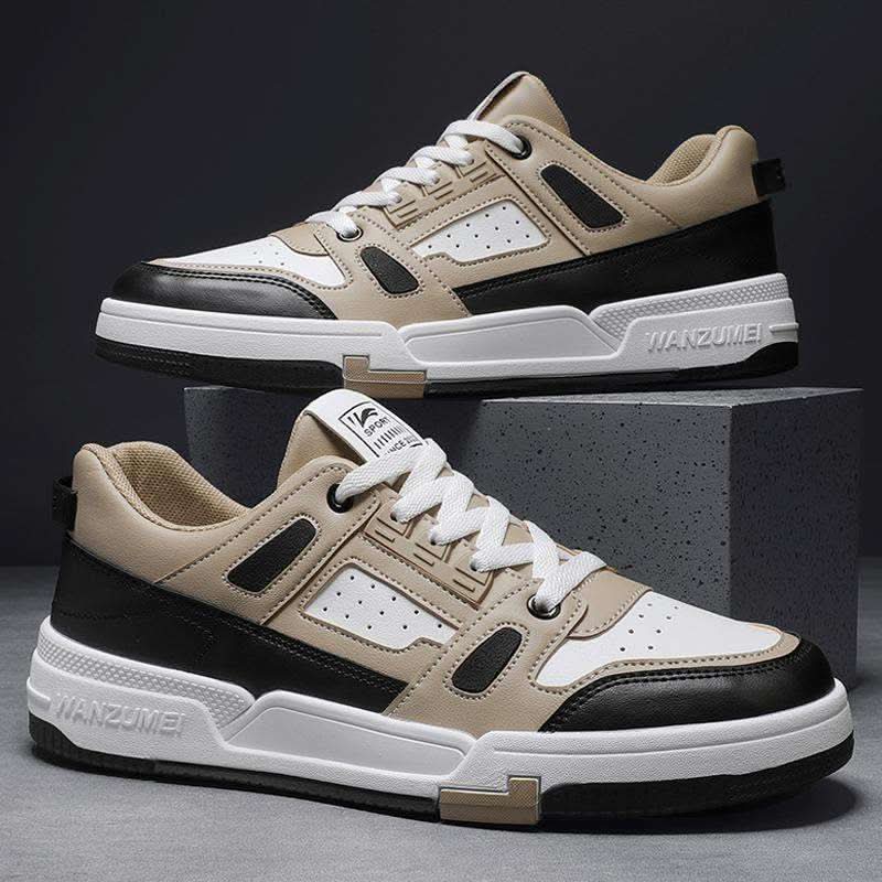 Youth Summer Leather Fashion Colorblocking Casual Shoes Fendax 0