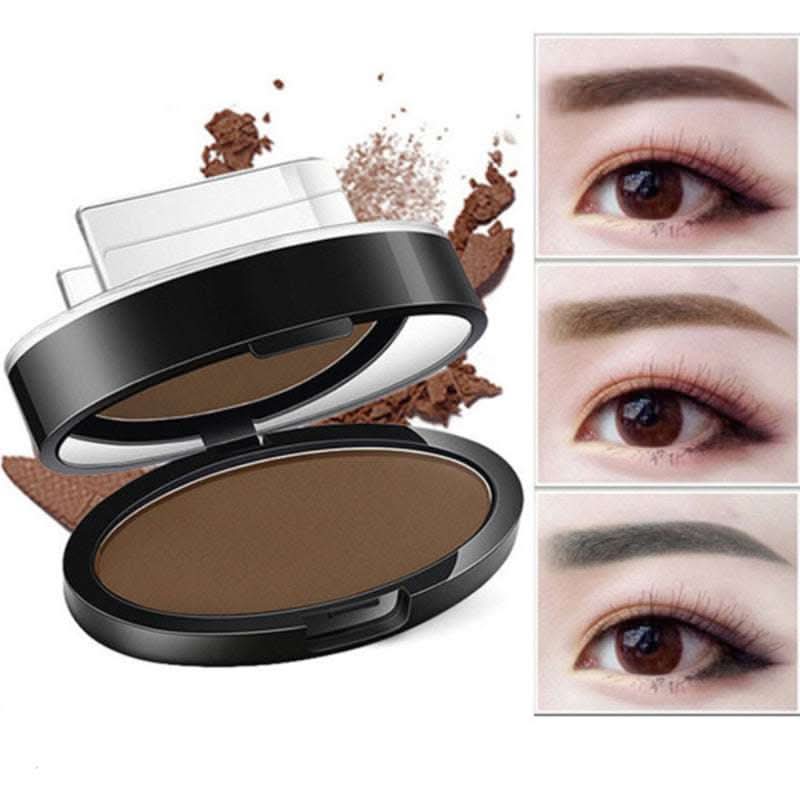 Eyebrow Powder Stamp Tint Stencil Kit Cosmetics Professional Makeup Waterproof Eye Brow Stamp Lift Eyebrow Enhancers Stencil Kit Fendax 0