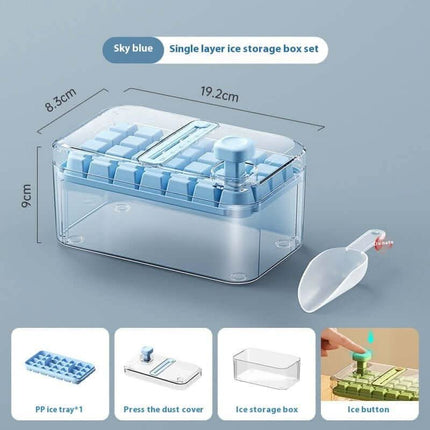 28 56 Grids Reusable Ice Mold Ice Cubes Tray DIY Moulds Ice Cubes Maker Release Homemade Ice Cubes Tray Mold Home Ice Making Tool Fendax 0