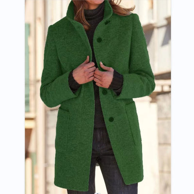 Woolen Coat With Pockets