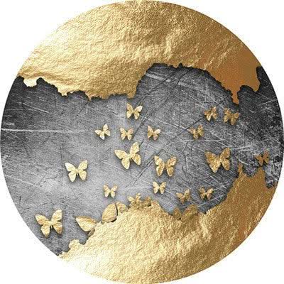 Black And White Abstract Light Luxury Frameless Decorative Painting Fendax 0