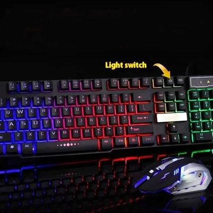 Industry gaming keyboard glowing usb cable gaming keyboard Fendax 0