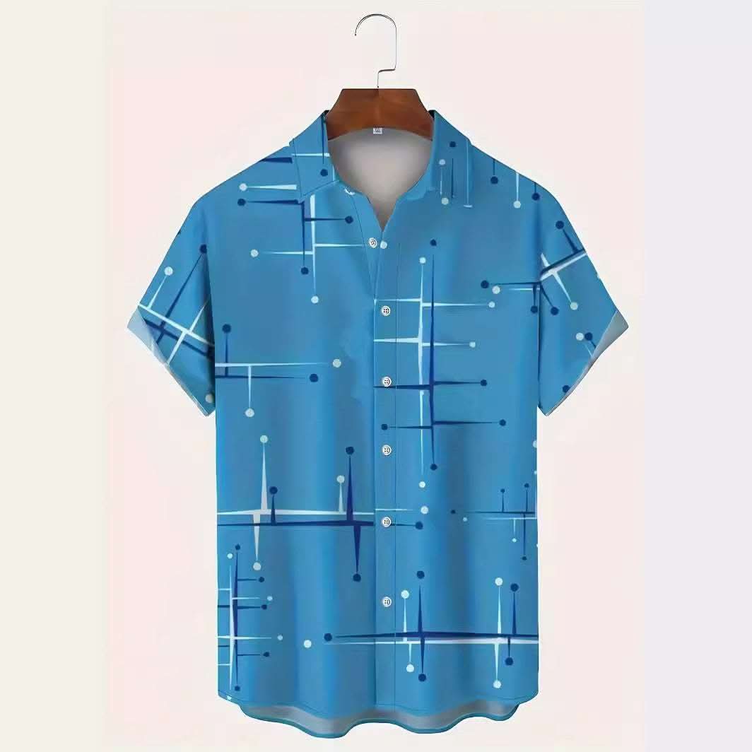 Fashion Printed Shirt Summer Menswear Printing Fendax 0
