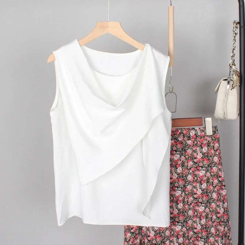 French Fashion Sexy Halter Shawl Sleeveless Top Vest Fendax 0