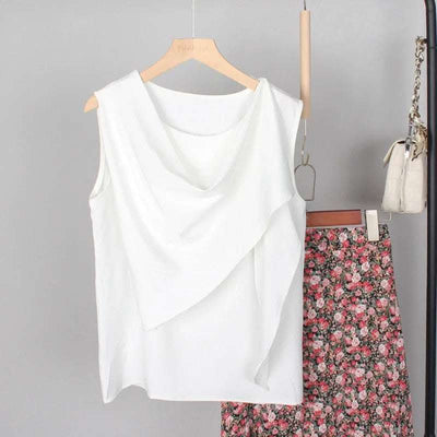 French Fashion Sexy Halter Shawl Sleeveless Top Vest Fendax 0