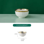 White Golden Bowl