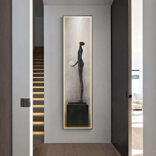 Modern Light Luxury Led Luminous Entryway Decorative Painting Fendax 0