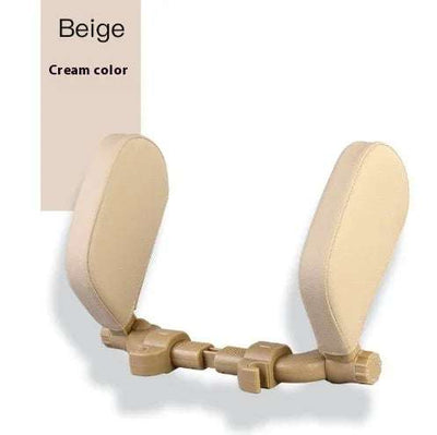 Car headrest pillow Sleep Adjustable Side Car Soft Travel Seat Headrest Auto Leather Support Neck Pillow Cushion car accessories Fendax 0