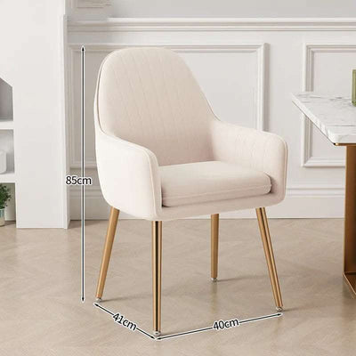 Light Luxury Dressing Stool Home Dining Chair Backrest Petals Fendax 0