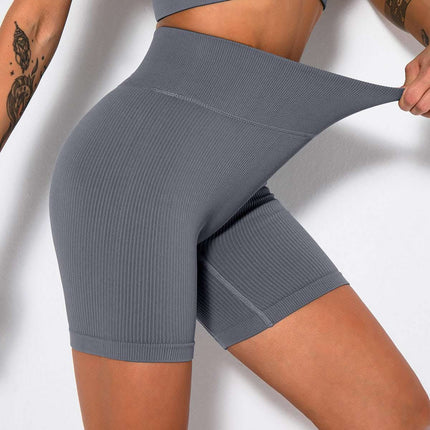 Seamless Knitted Sexy Sports Short-sleeved Shorts Yoga Wear Fitness Suit Fendax 0