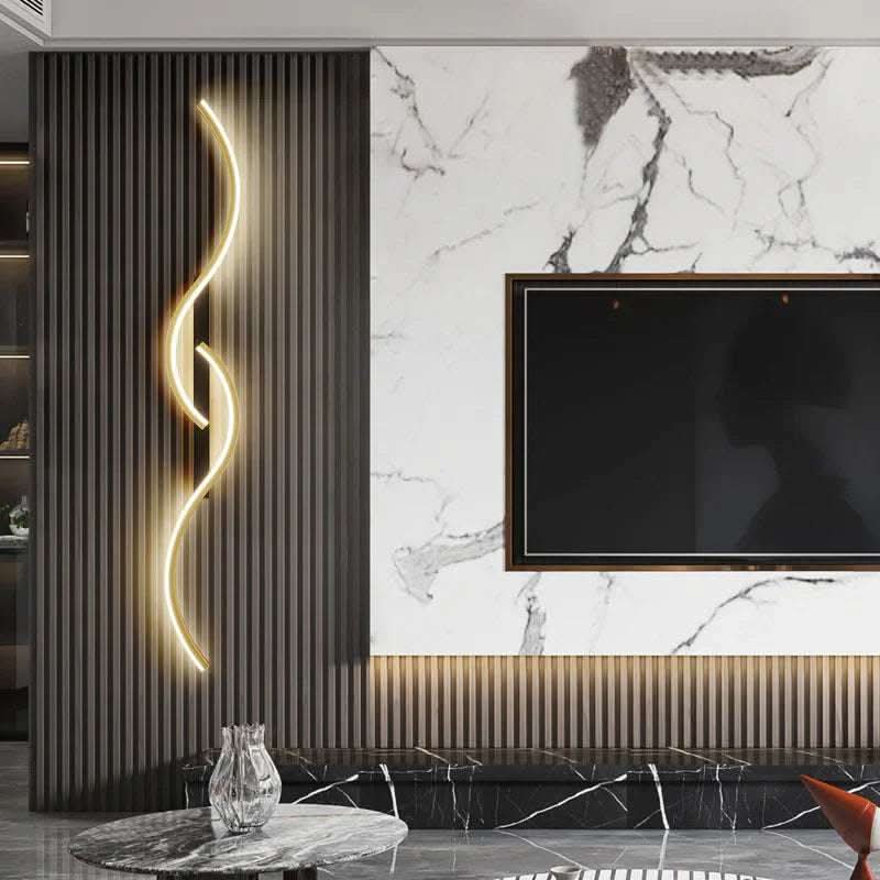 Minimalist Lines Luxury Modern Background Wall Decorative Lights Fendax 0