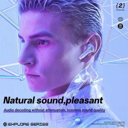 NEW T8 TWS Wireless Earphone Bluetooth 5.3 Headphones Sport Gaming Headsets Noise Reduction Earbuds Bass Touch Control Fendax 0