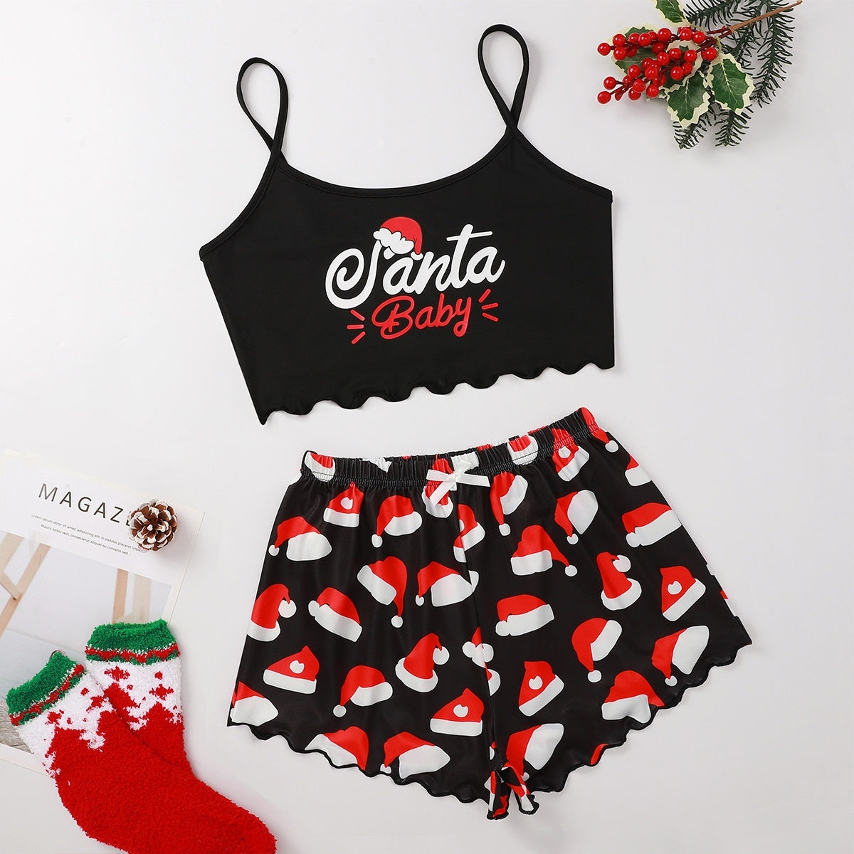 Christmas Thin Pajamas Set