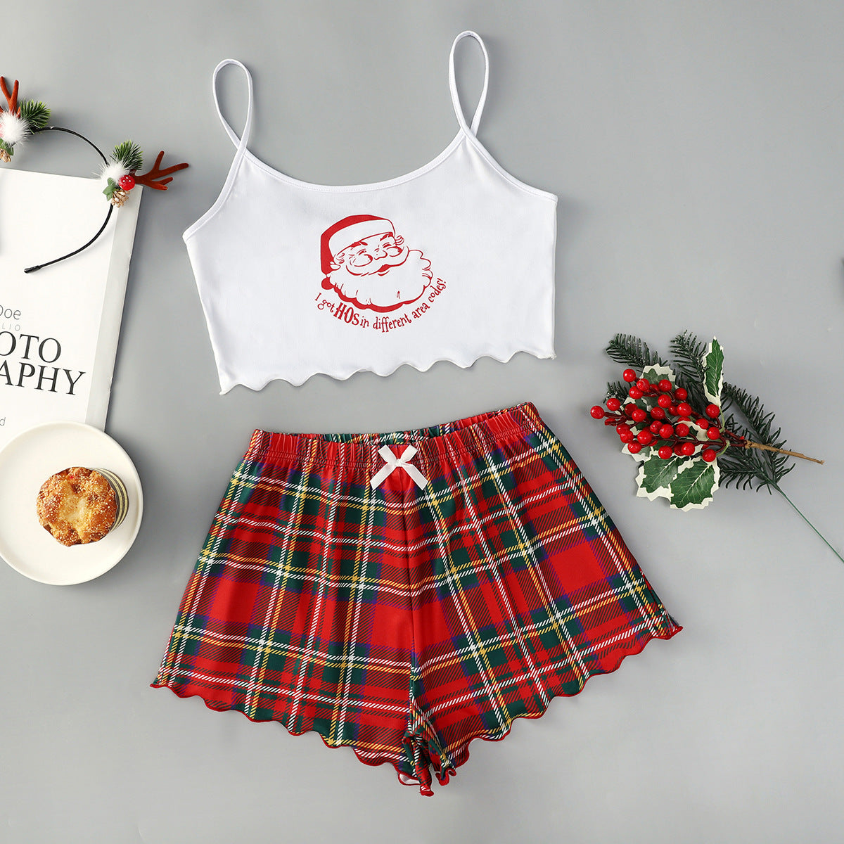 Christmas Thin Pajamas Set