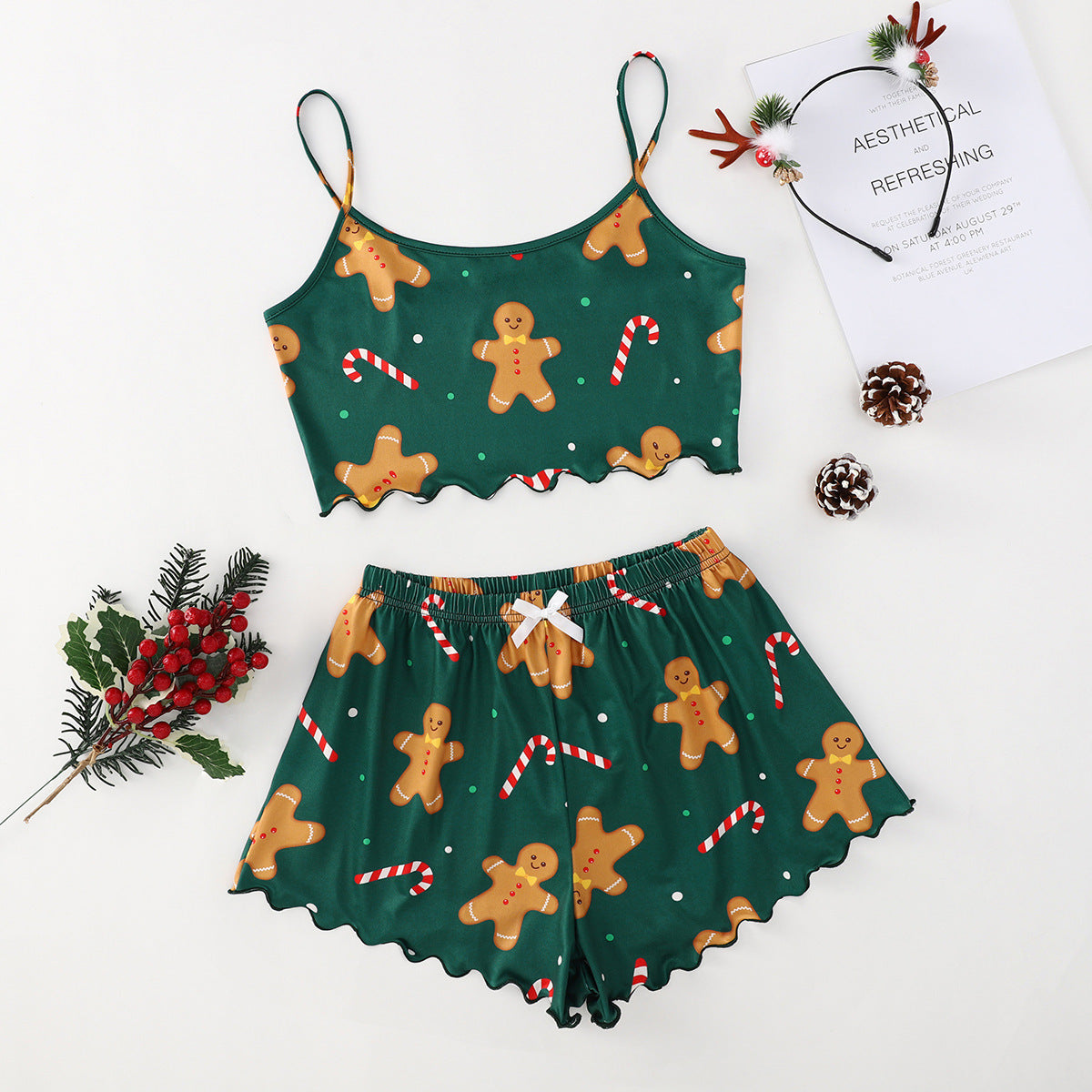 Christmas Thin Pajamas Set
