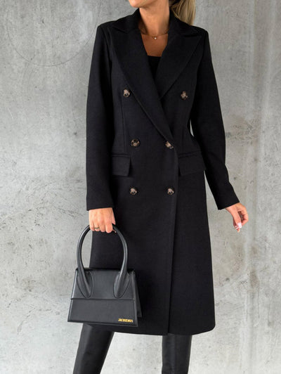 Double Breasted Lapel Coat