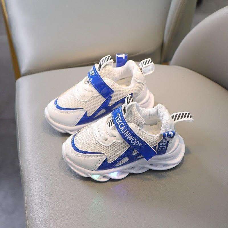 Children's Alphabet Webbing Mesh Breathable Kids Luminous Shoes Casual Sports Shoes Fendax 0