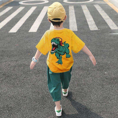 Children's Clothing Boys Summer Suits Western-style Clothes Boys Summer Handsome Short Sleeves Fendax 0
