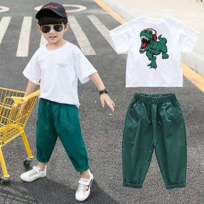 Children's Clothing Boys Summer Suits Western-style Clothes Boys Summer Handsome Short Sleeves Fendax 0
