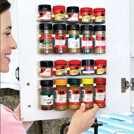 Clip N Store Storage Rack Spice Rack Kitchen Supplies Gadgets Bottle Racks Fendax 0