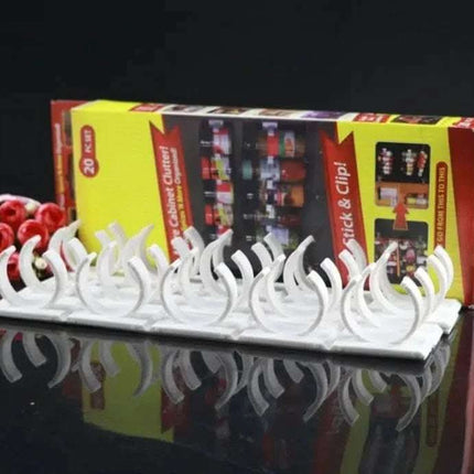 Clip N Store Storage Rack Spice Rack Kitchen Supplies Gadgets Bottle Racks Fendax 0