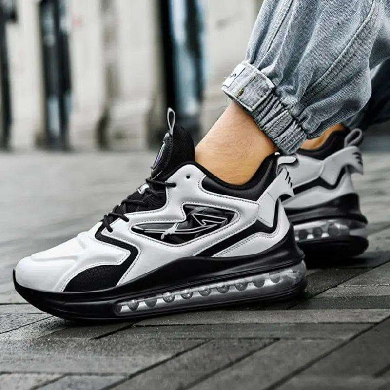 Color-matching Lace-up Air Cushion Sneakers Men's Lightweight Thick-soled Daddy Shoes Fashion Casual Running Sports Casual Shoes Fendax 4