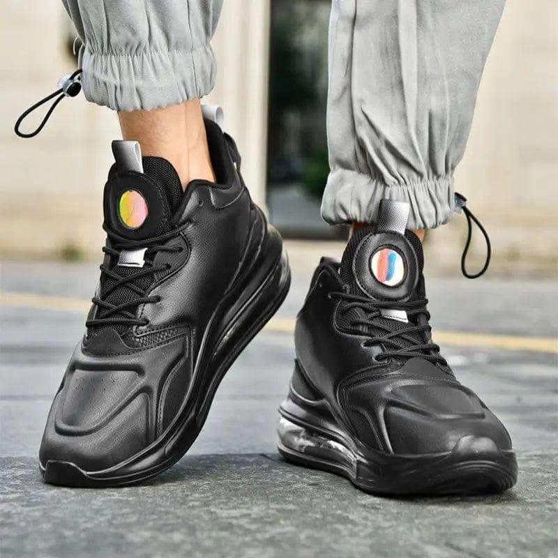 Color-matching Lace-up Air Cushion Sneakers Men's Lightweight Thick-soled Daddy Shoes Fashion Casual Running Sports Casual Shoes Fendax 4