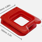 Square Sandwich Press Mold / Red