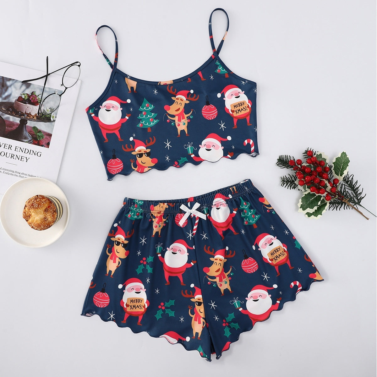 Christmas Thin Pajamas Set